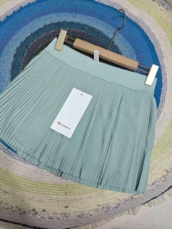 lululemon athletica Dresses & Skirts - lululemon athletica Women's Pleated Mini Skirt in Sage Green